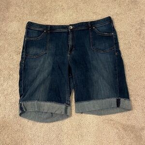 Lane Bryant Bermuda Jean Shorts
